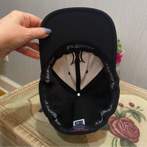 Hurley Flexfit Black Fitted Cap Hat Surfer Skater Streetwear Sz L-XL Unisex - Picture 12 of 14